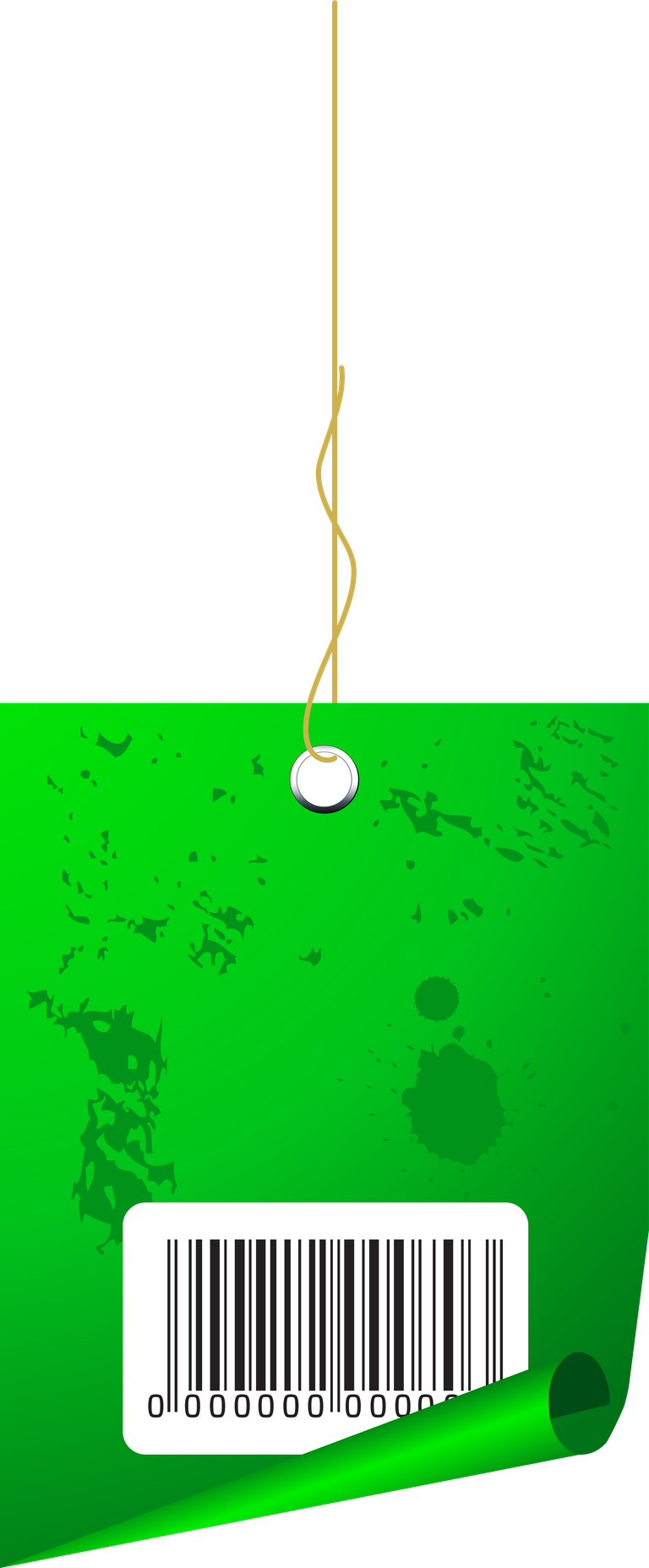ecological energy saving green tag for sustainable products and eco-friendly initiatives