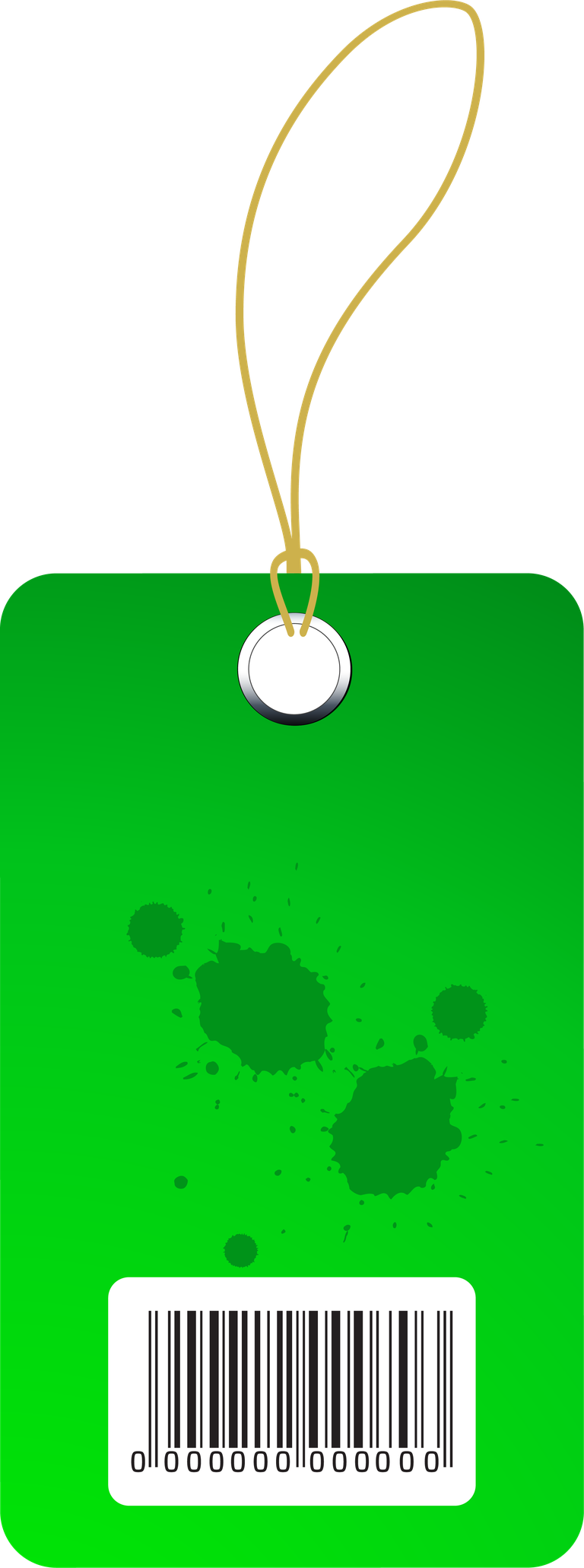 ecological energy saving green tag for eco-friendly products and sustainable branding