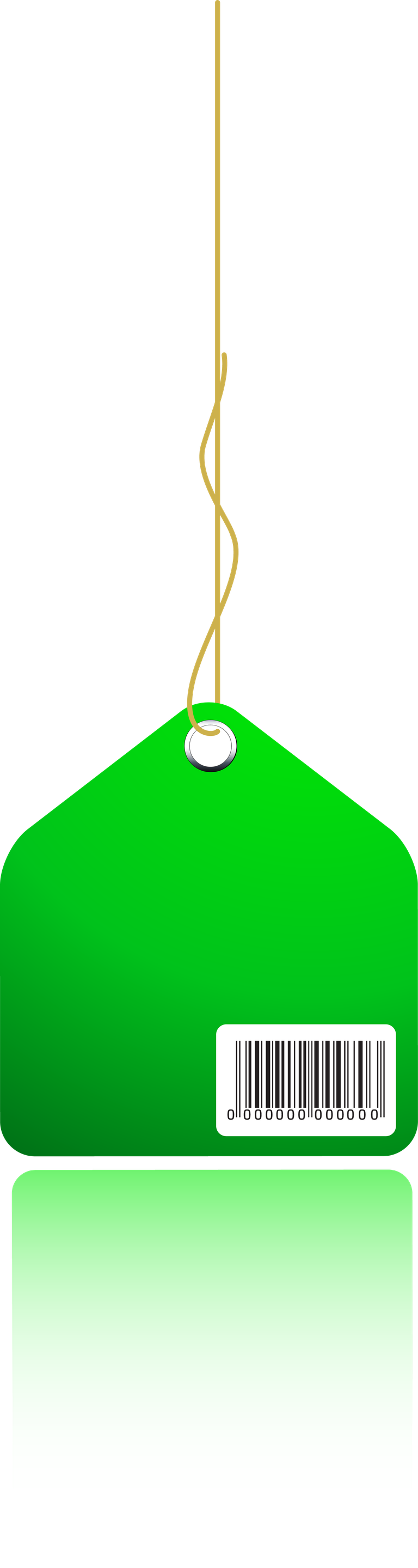 ecological energy saving green tag for sustainable products and eco-friendly branding