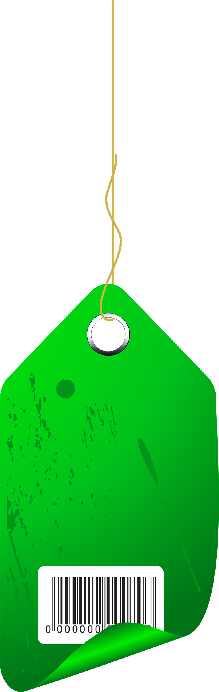 ecological energy saving green tag for sustainable products and eco-friendly branding