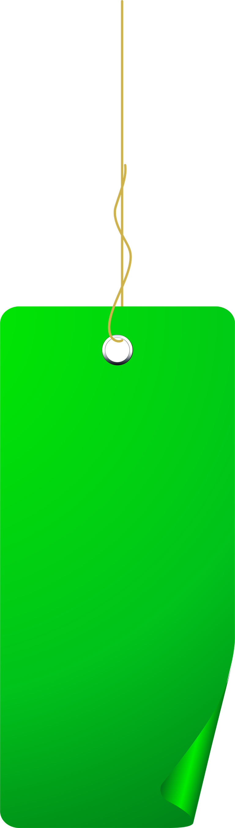 ecological energy saving green tag for promoting sustainable products and services