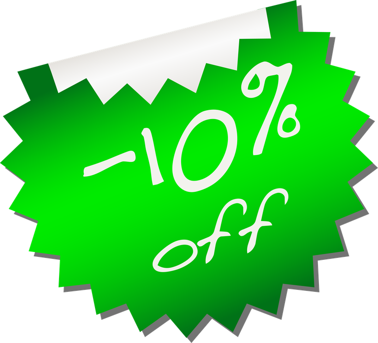 ecological energy saving green tag with bold discount offers for sustainable shopping