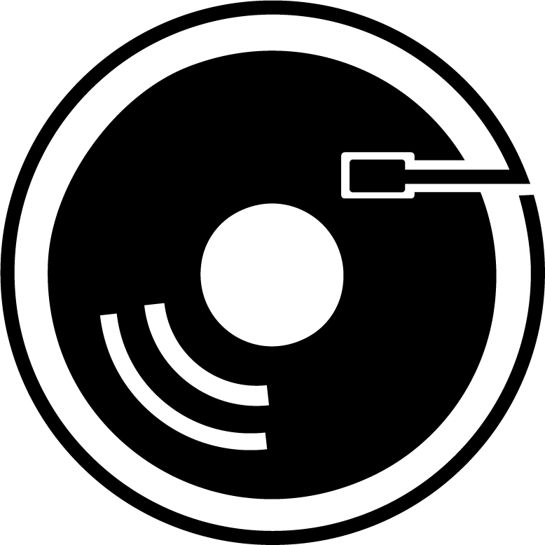 editable flat music icon black white