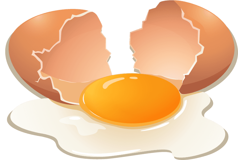 eggs eggs and fried chicken illustration