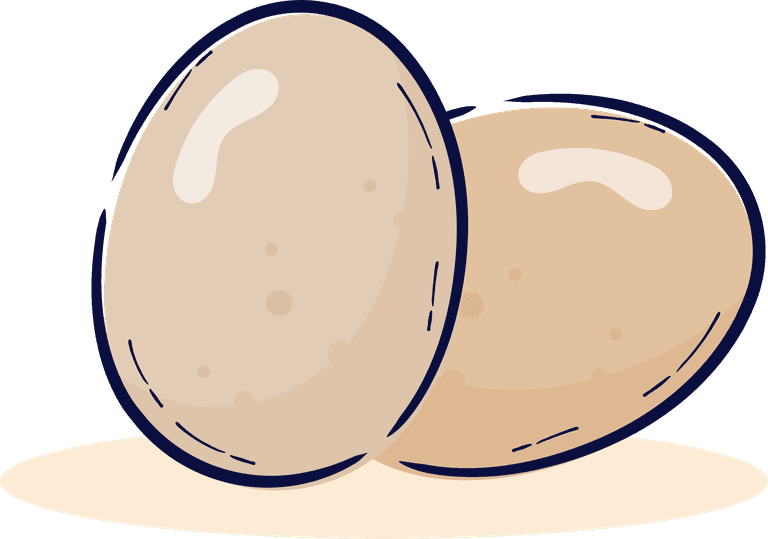 eggs hand drawn recipe concept