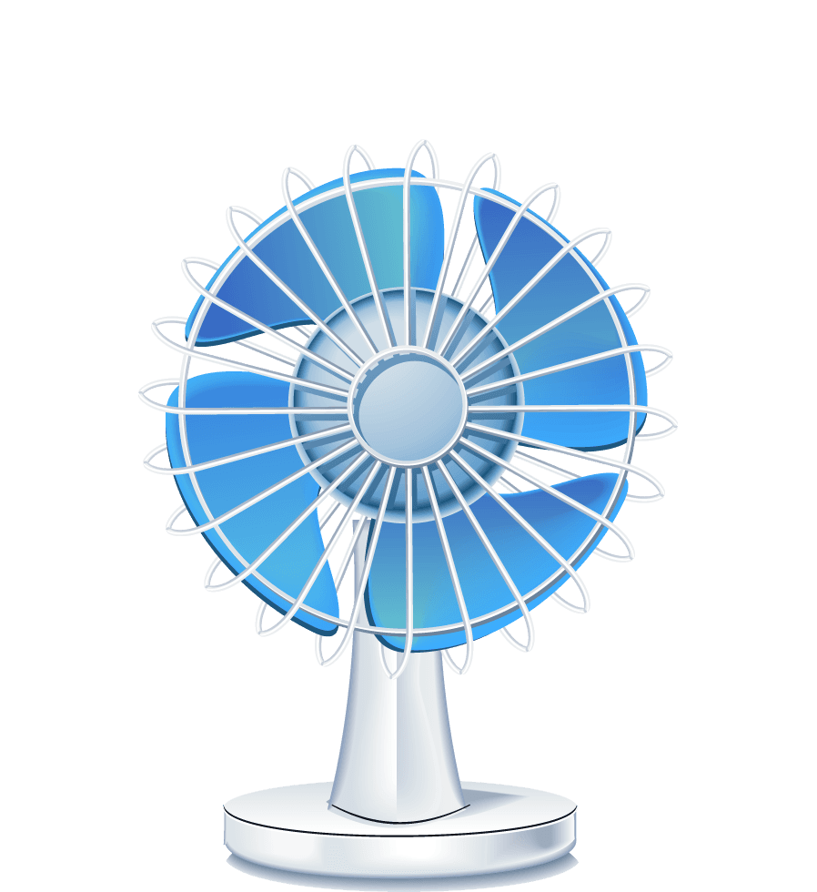 electric fan household appliances icons with a sleek modern appearance and vibrant colors