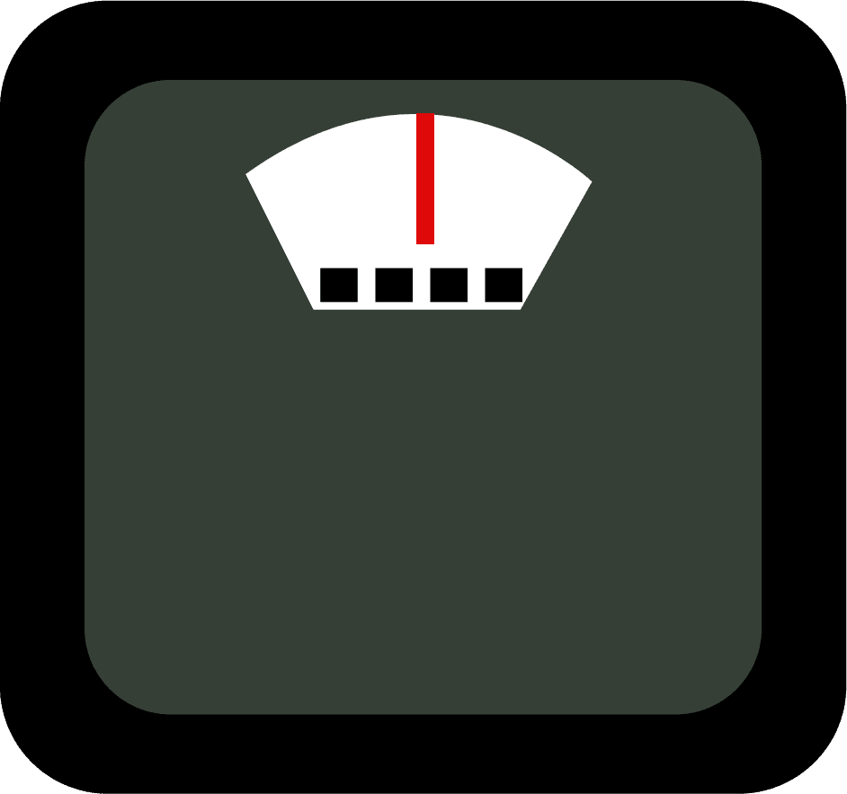 electronic scale medical icons set for health tracking and fitness monitoring applications