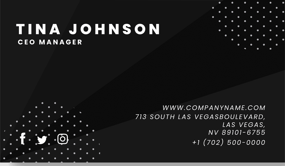 elegant business card template with modern aesthetic for professionals and entrepreneurs