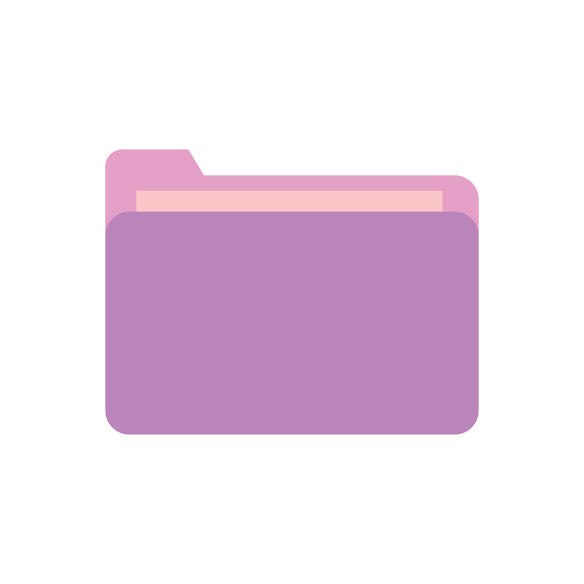 elegant document folder icon with monochrome style