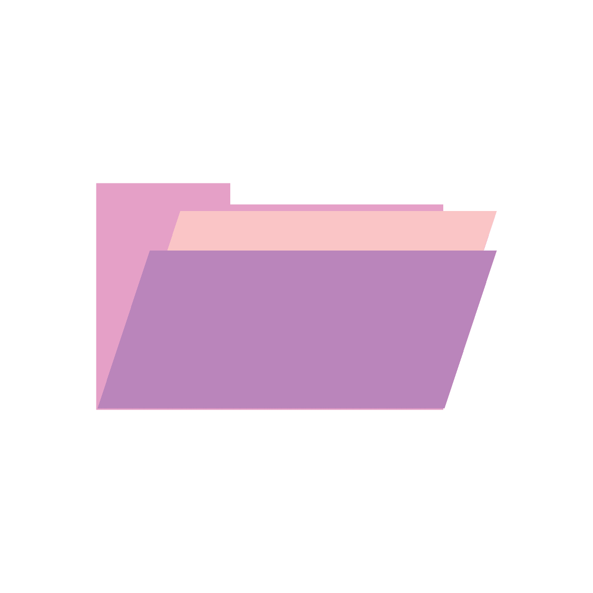 elegant document folder icon with monochrome style