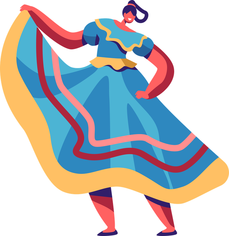 ethnic dance cartoon dancing vector featuring vibrant colors and lively movement for festive celebrations