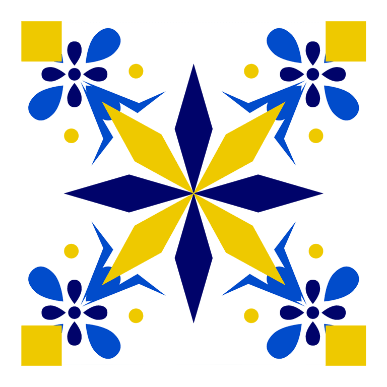 european pattern templates formal colorful symmetric shapes