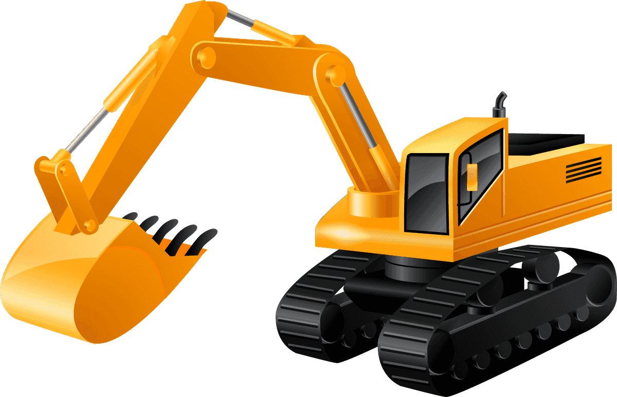 excavator iconsland transport icons for construction and heavy machinery applications