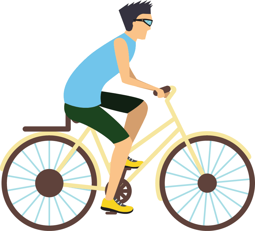 exercise illustration with various cycle styles