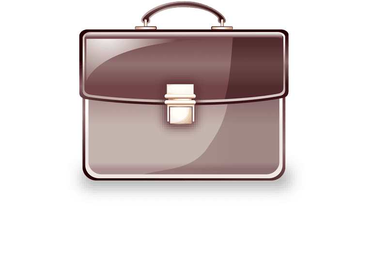 exquisite commercial icon vector for professional briefcase with modern glossy finish