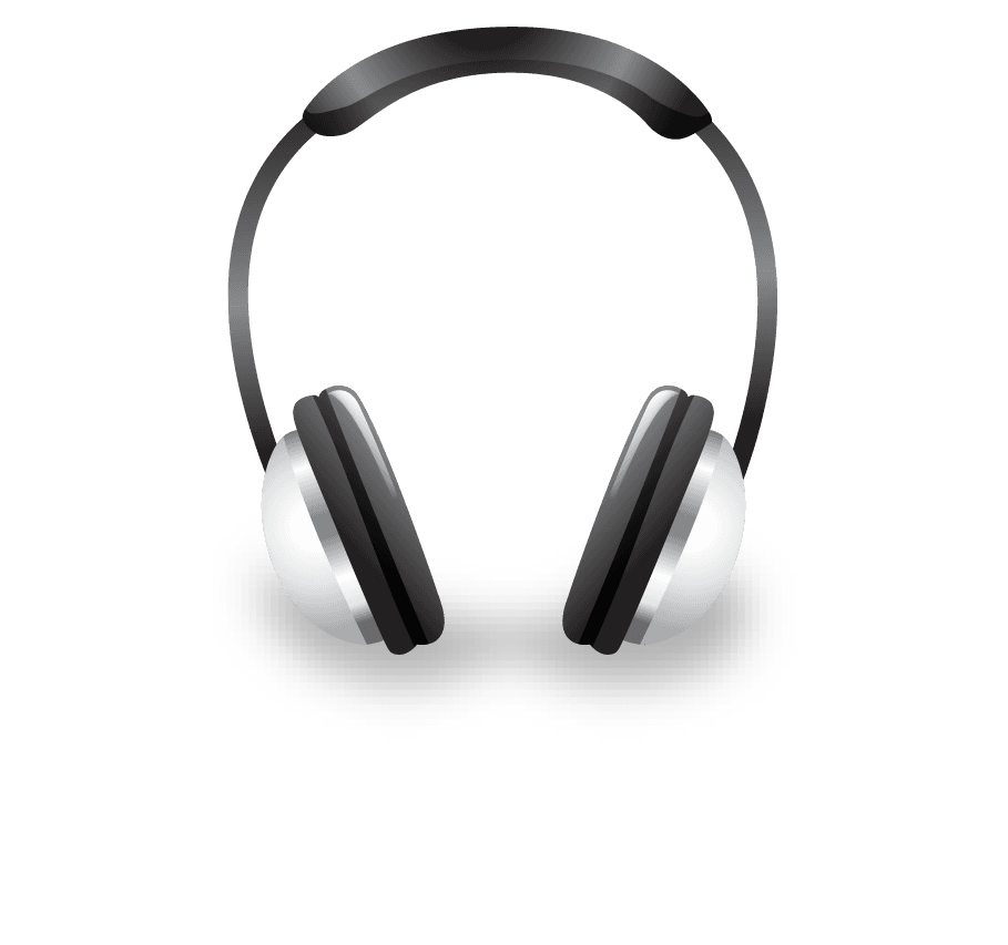 exquisite commercial icon vector for modern headphones with sleek design and high-quality audio experience