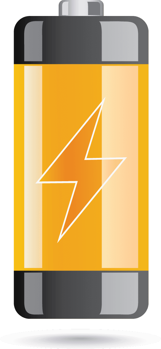 exquisite technology icon vector for energy storage and efficiency in modern devices