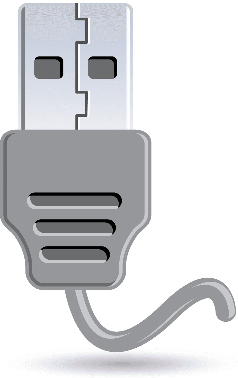 exquisite technology icon vector showcasing a usb connection potential for efficient data transfer