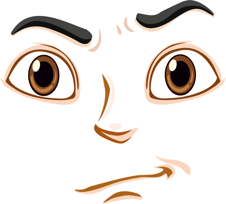 eyes nose mouth female facial expression character illustration