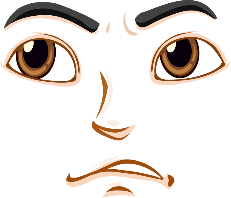 eyes nose mouth female facial expression character illustration