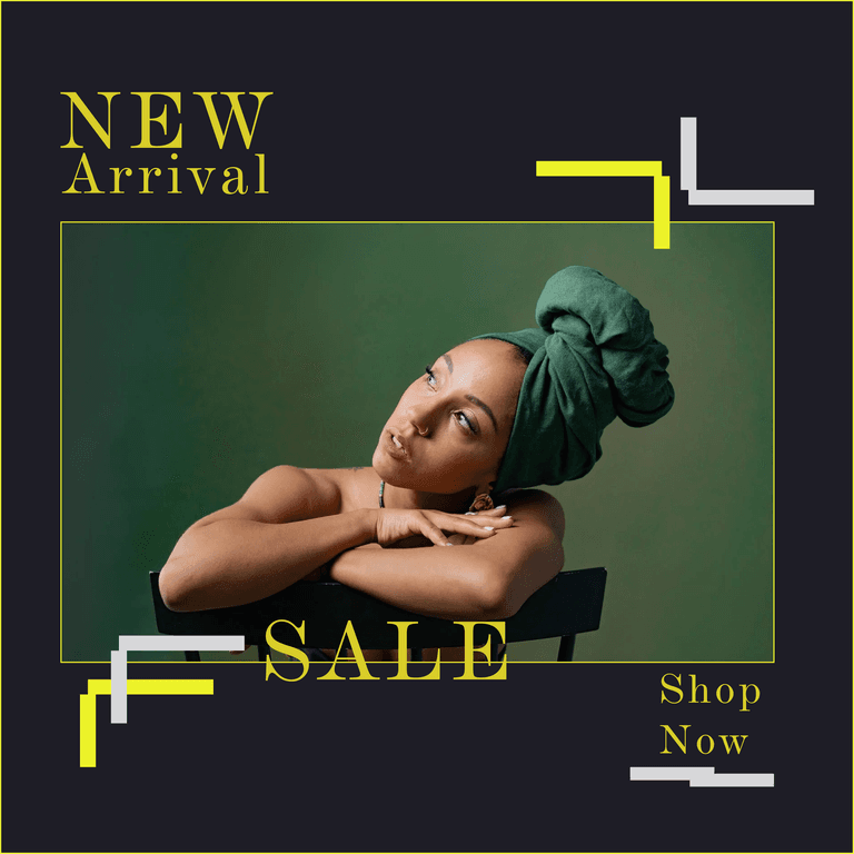 fashion new arrival sale off facebook post template