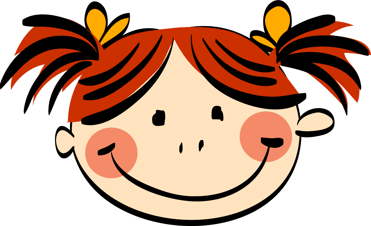 funny kids face cartoon styled with playful colors and cheerful expression for joyful projects