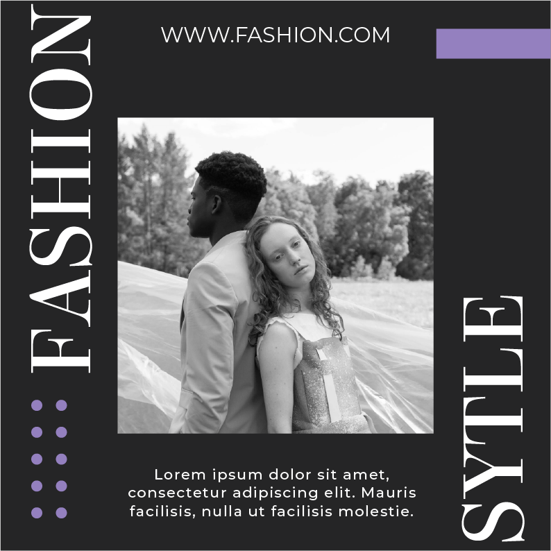 new fashion collection instagram post template