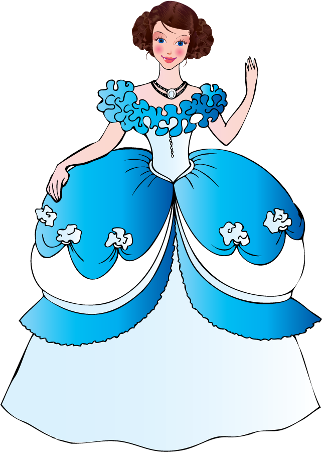 fairy beautiful princess vector