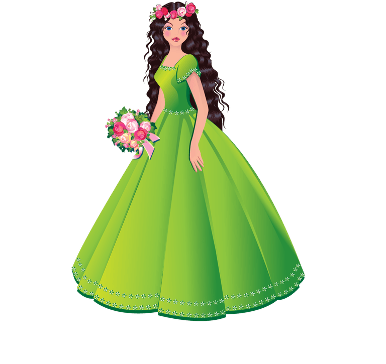 fairy beautiful princess vector