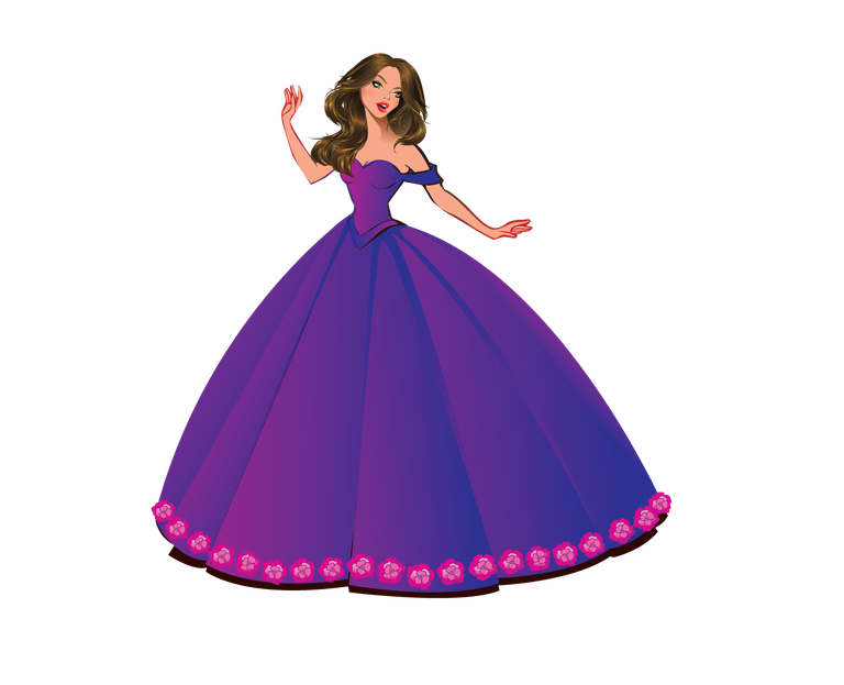 fairy beautiful princess vector