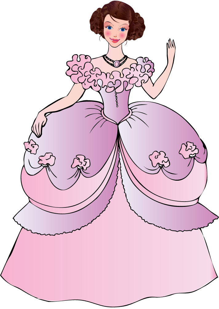 fairy beautiful princess vector