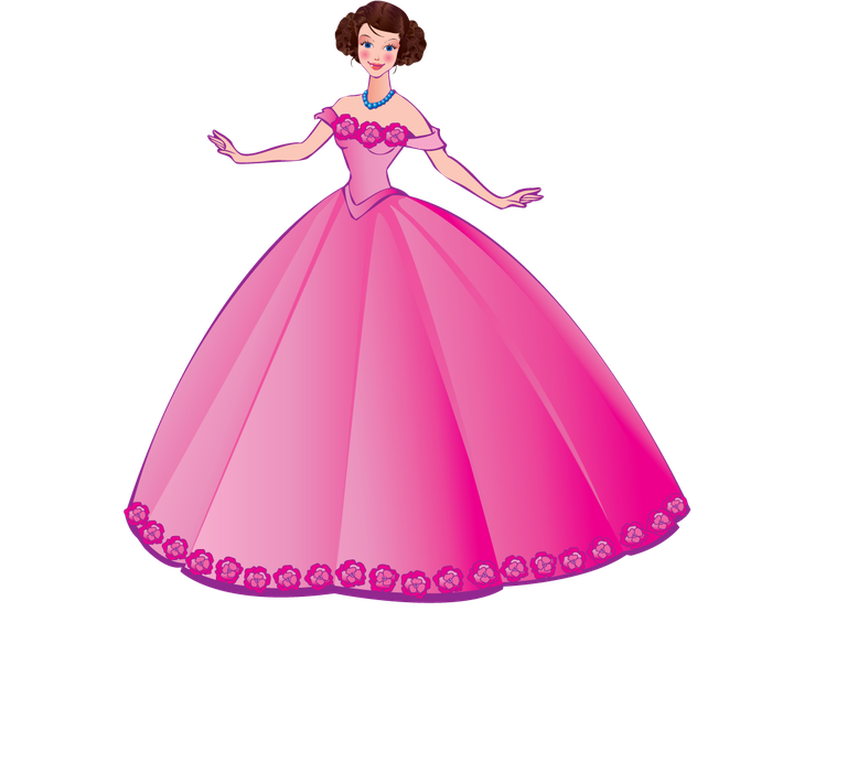 fairy beautiful princess vector