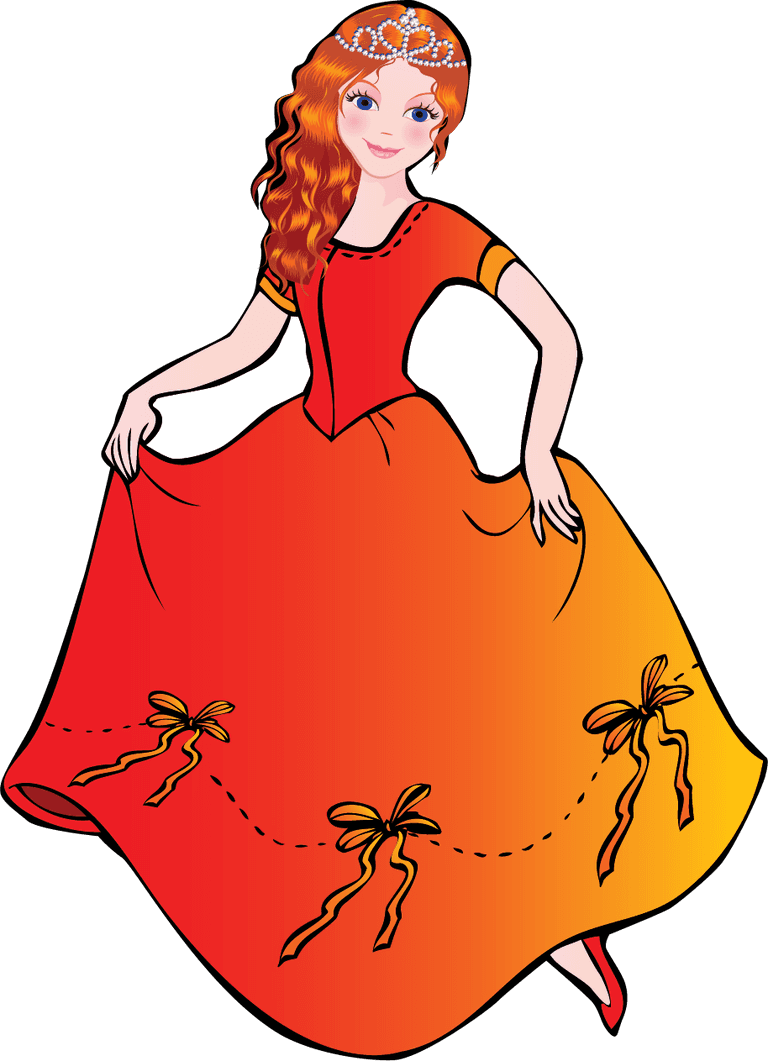 fairy beautiful princess vector