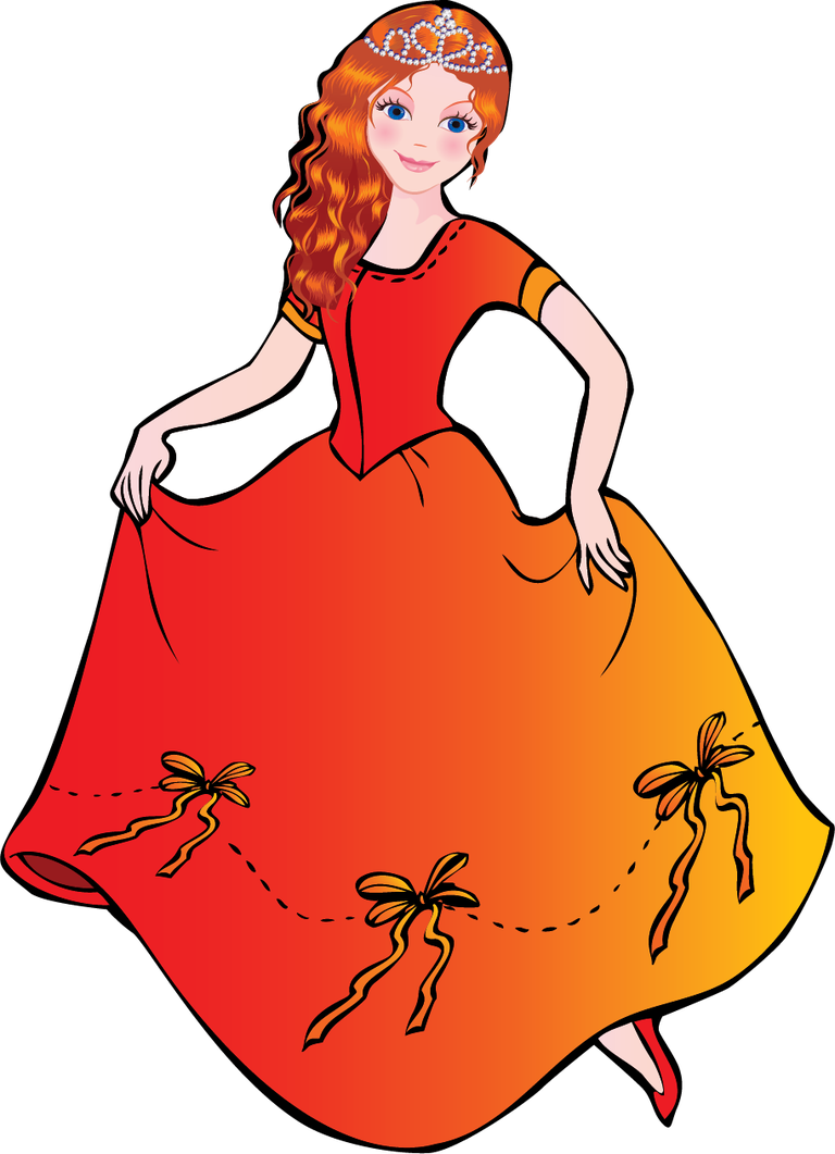 fairy beautiful princess vector