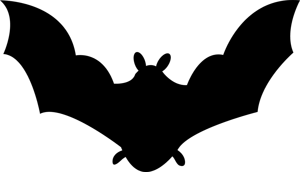 falling child icon bat silhouette