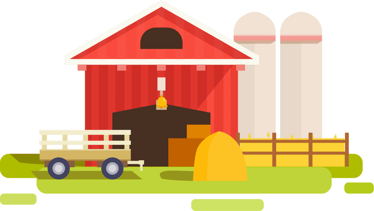 farm flat scenery collection