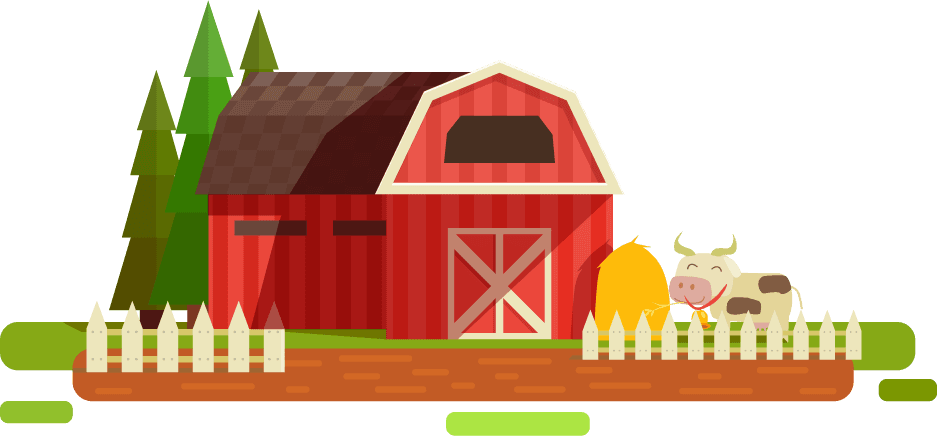 farm flat scenery collection