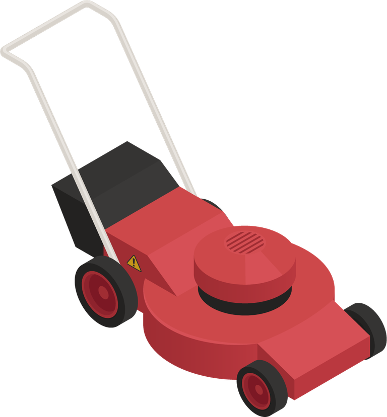 isometric farm garden machinery for efficient landscaping and maintenance tasks