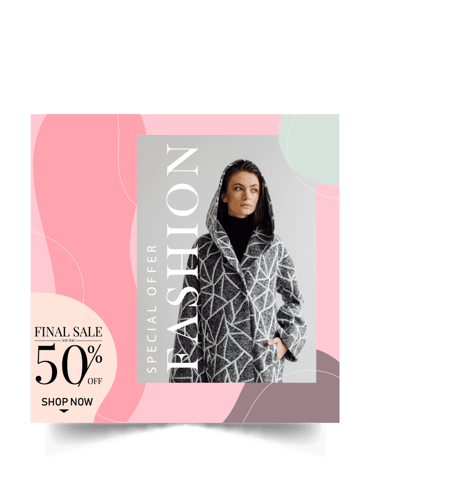 fashion patterns and textures for stylish outerwear promotions in contemporary retail settings