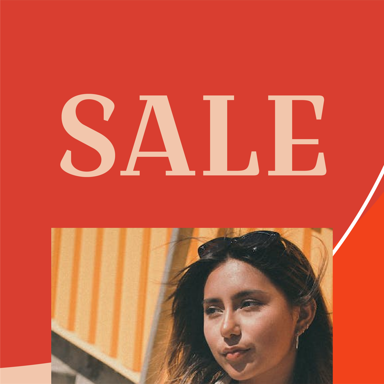 modern promotional collage showcasing stylish women with vibrant colors and bold text elements