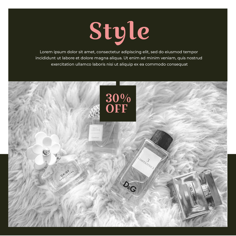 minimalist fashion sales promotion for stylish accessories with 50% off deals and modern aesthetics
