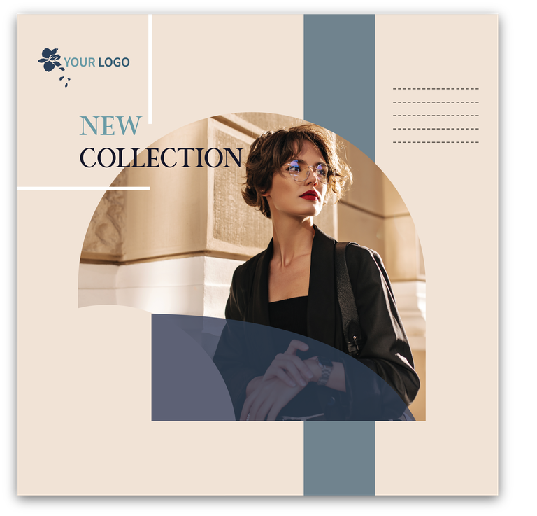 fashion sale social media post template