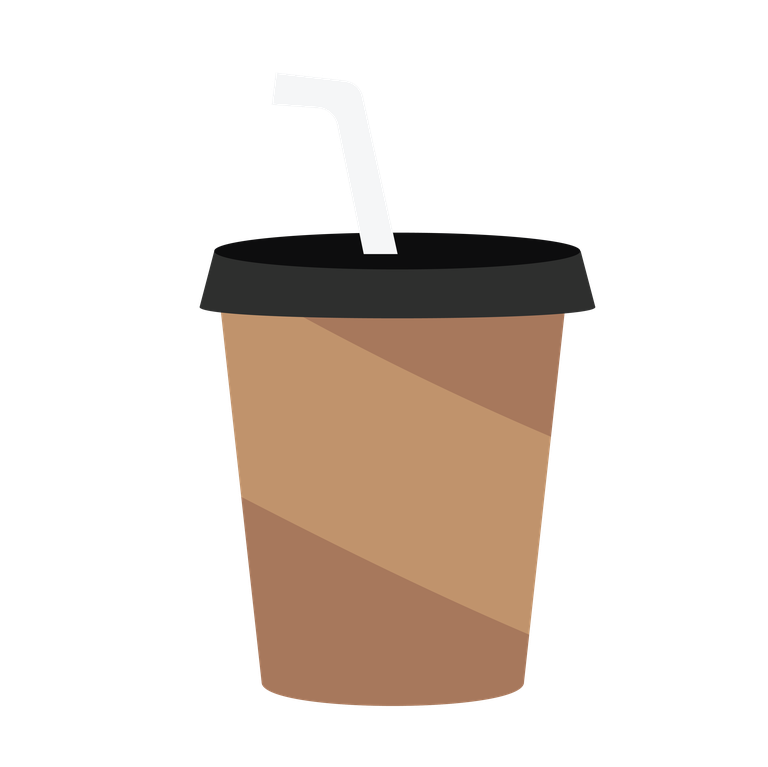 minimalist flat food illustration featuring casual dining icons in modern design style