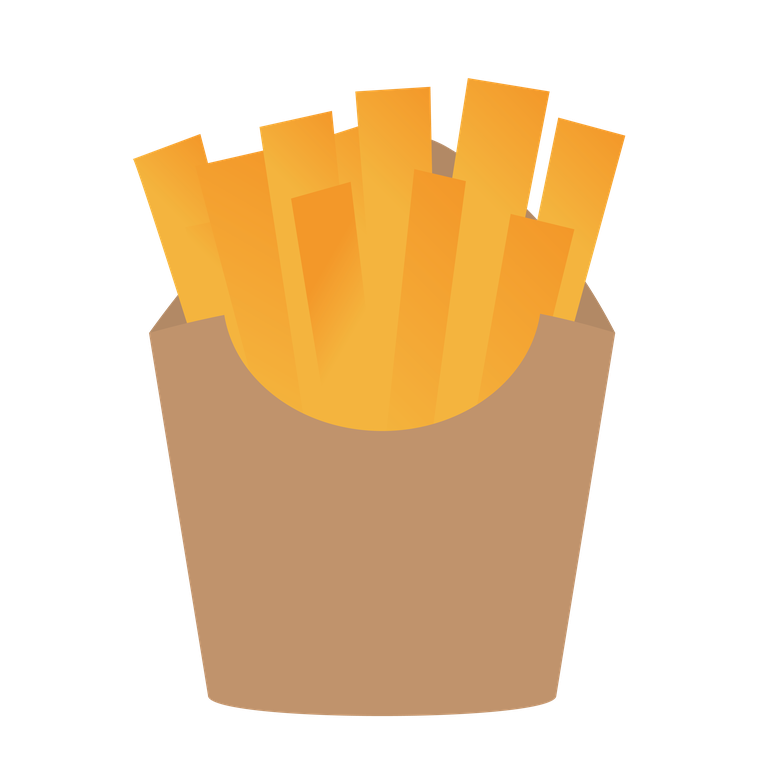 simple fast food illustrations for restaurant menu