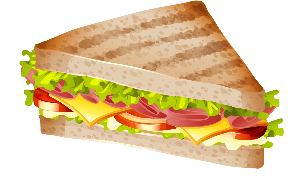 fastfood bread different kind of fastfood illustration