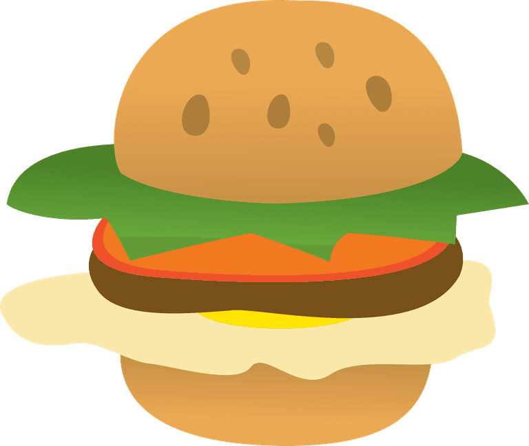 fastfood freefast food vectors featuring a delicious burger with fresh ingredients for menus