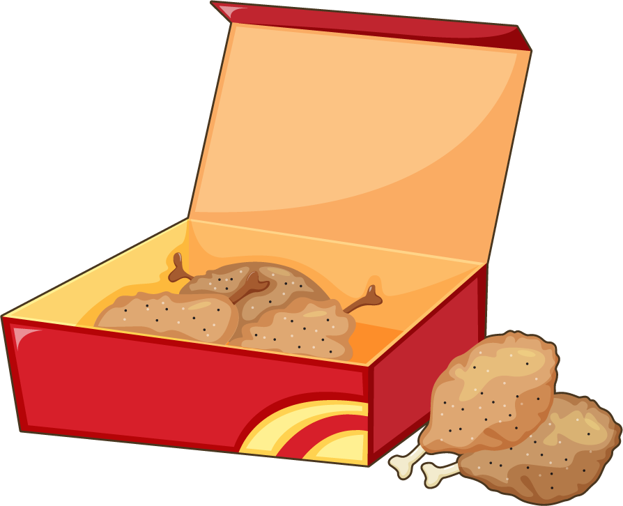 fastfood illustration of a of food