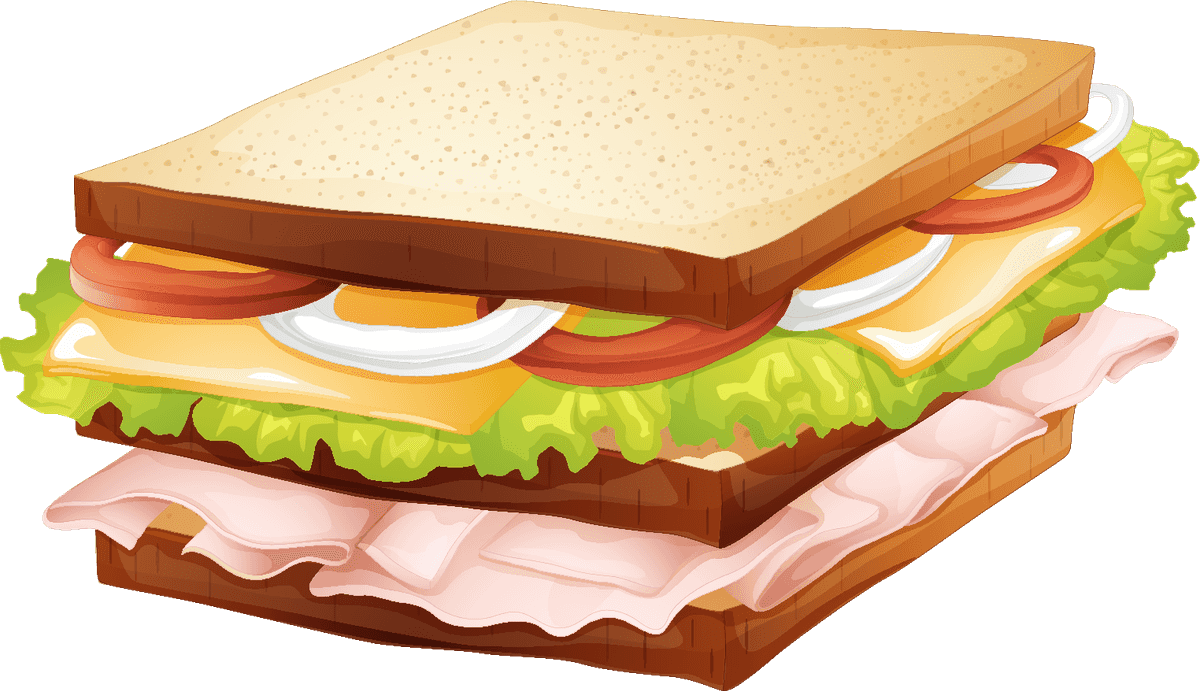 fastfood illustration of a of food