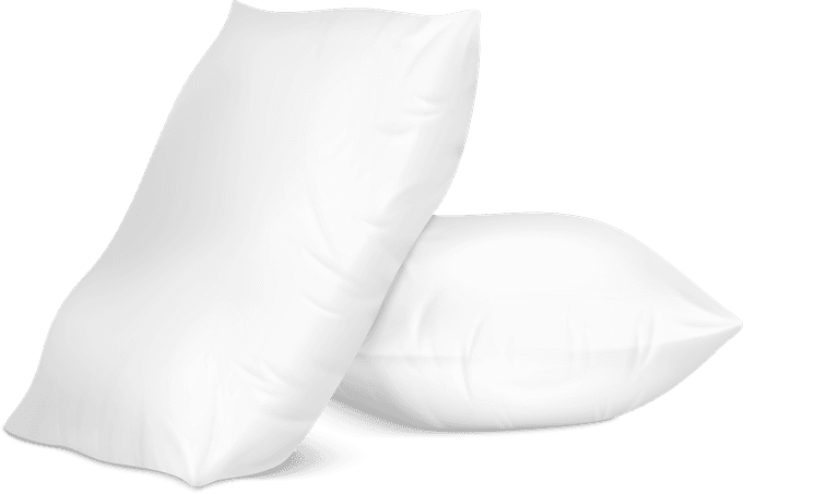 feathers pillows realistic icon