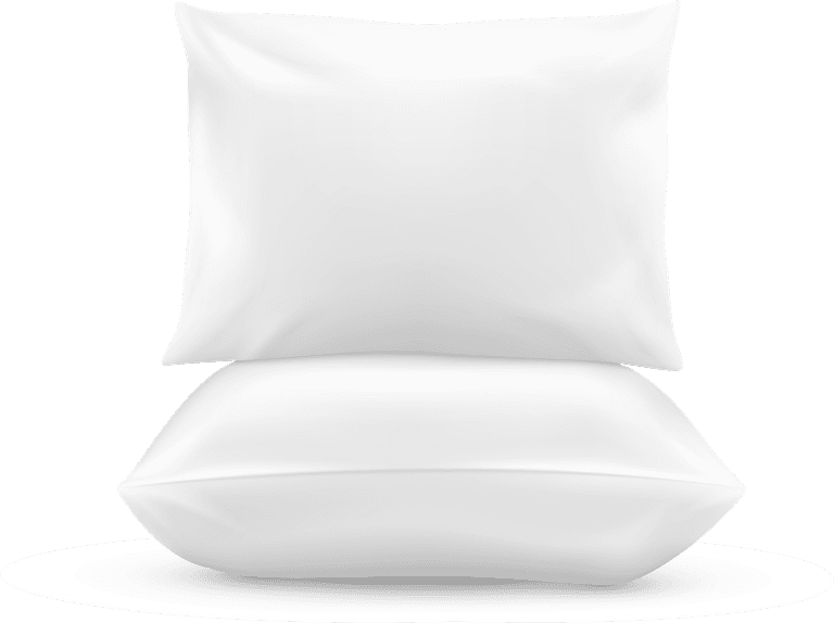 feathers pillows realistic icon